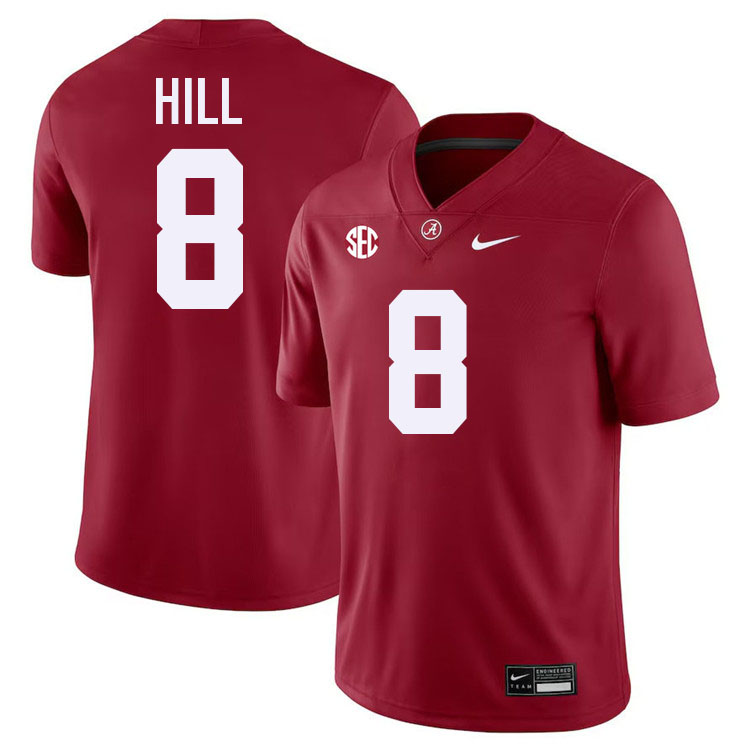 Justin Hill Alabama Jersey,University Of Alabama Crimson Tide Football Jersey,Uniforms-Crimson